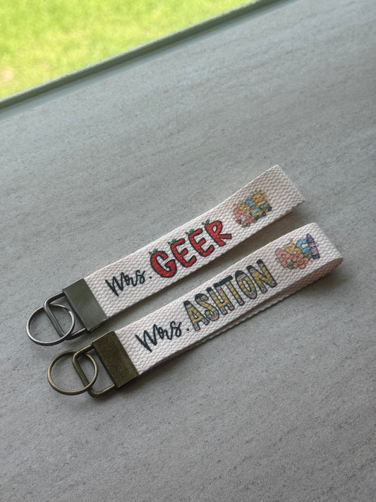 School Wristlet (Personalized)