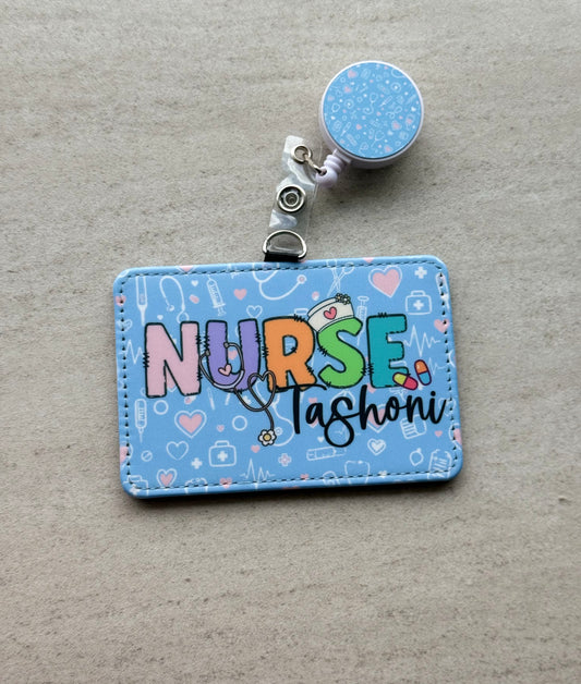 Healthcare ID Badge Holder (Personalized)