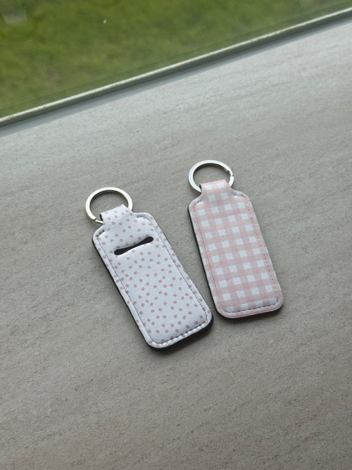 Chapstick Holder Keychain