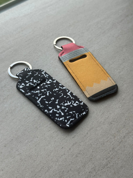 Chapstick Holder Keychain